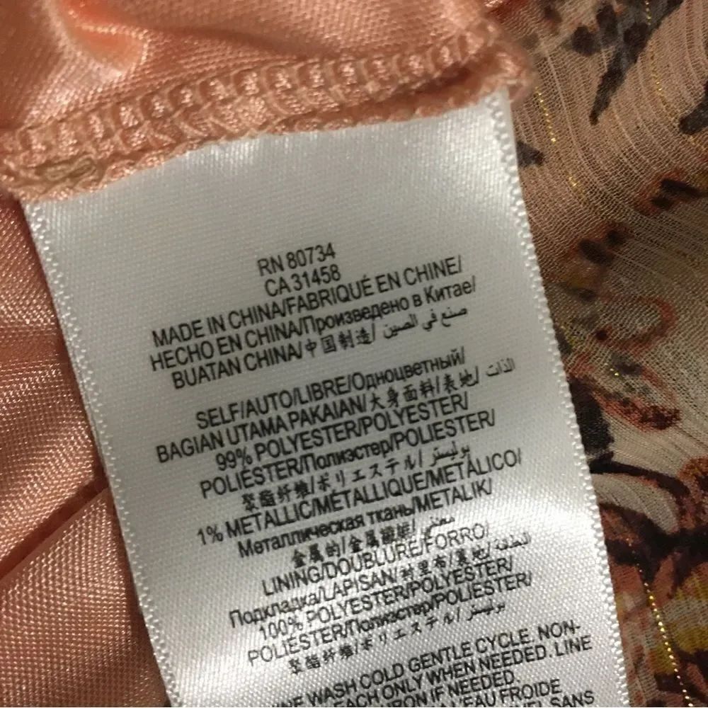 BCBGeneration Floral Pleated Dress Size Small - Picture 10 of 10